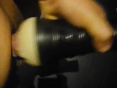 Abspritzen mit Ring und Schwanzpumpe