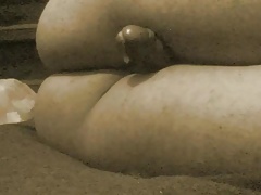 Anal fun 2 hands free cum