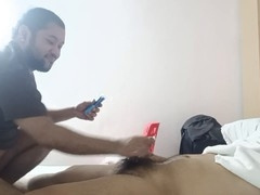 Chubby gay amateur Maka Dila loves giving head and pleasuring himself