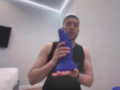 Inspecting a fresh THE THUG FAUX-COCK from Greedycluster