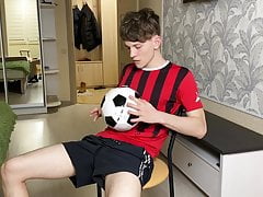 Amazing Strong ORGASM, after Hard Football Training FIFA