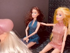 Small dick guy goes to town on himself and shoots a big load