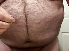 Hairy chub wanking