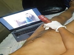Cumtribute Jerking Off for Tanja Tachee (The Nipple Queen)
