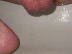 Emptying my big egg sacks.