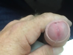 Jerking off at work cumming
