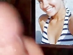 Hottest cum tribute for sexy blonde