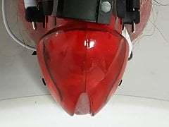 chastity estim pissing