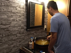 Pruning my shaft, ballsack, and donk velvety slick