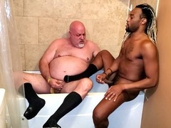 Str8 daddy bear bathroom, bathroom floor pee, gay daddy bear shower japanese