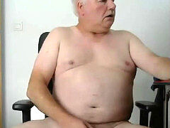 father pops on web cam