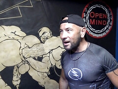Slut daddy fucked barebakc in open mind in Barcelona