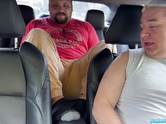 Devon Big Feet Fit Perfectly In Chub Matts Mouth