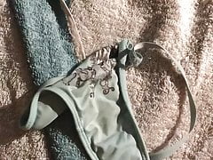 My cumshot on her tanga