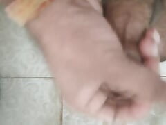 Indian cock masturbation cumshot in bathroom homemade Indian Desi cock masturbate I do cumshot in the morning