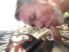 Sucking cock in the dunes