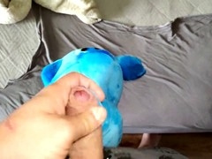 Gay cum, plush, cum