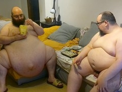 Sushi treat with WriterHorny followed by a FUPA rubdown and some teasing action