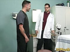 Horny hunk gets ass rimmed