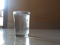 Cumshot on water