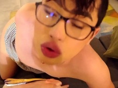 Dilan Castro enjoys some hot face fucking with a big ass twink