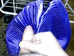 cum satin dress