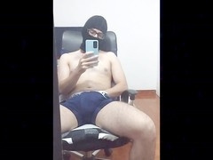 Masturbation homme, gay solo male, amateur latino