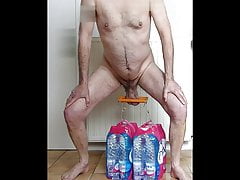 12 bottles of 1.5 liter testicles
