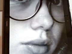 Cum tribute to a cute girl