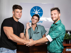 Gay sex at the fertility clinic - Theo Brady & Malik Delgaty