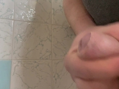 Morning Fap with Uncircumcised Boner — with Pop-shot