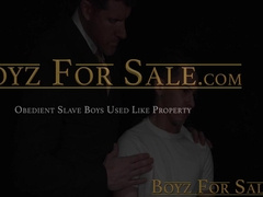 Suited Legrand Wolf oiled and dildo fucked the eager hole of hottie Aidan Fox