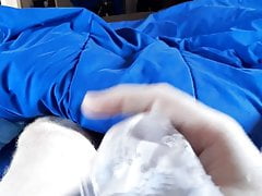 Asian wifes panty wank