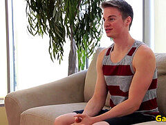 Gaycastings twink butt-banged at casting