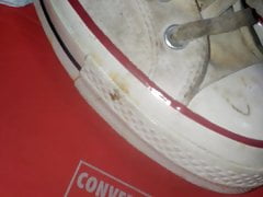 New converse not yet used, just abused and masturbated.