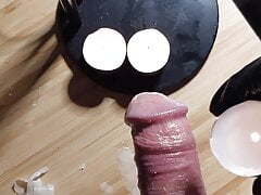 Waxing my shaft and knob