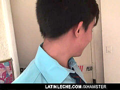 Latino guy Takes A cock In cherry Ass