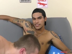 First Time Taking A Cock In His Ass