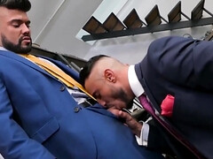 Unrighteous dude with a big cock gets freaky with his boss