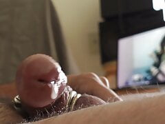 8 cum in 10minutes after 20days chastity - prostate draining