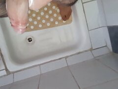 Handjob in the shower