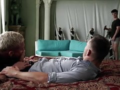 two slutty hung dads plow a twink