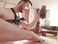 Dylain Gapes Axel Abysse Ass With Dildo