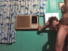 Amazing str8 model with hefty man-meat jacks and slurps jism - youngpoder