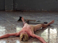 Senior clamps twink's cock and plays with him in dirty fetishes