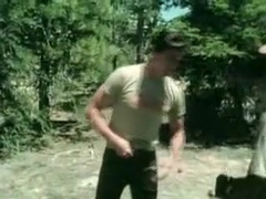 Fabulous male in amazing handjob, vintage gay adult clip