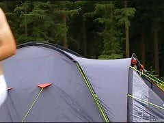 2 English lads jacking and sucking in camp tent (2)