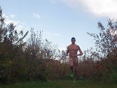 Great morning for a naked run outdoors!