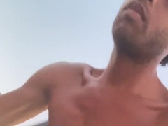 SHIRTLESS ROCK MERCURY WORKS AS FARM FOREARM AT SAVAGE RANCH RESCUE CENTER