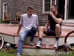 Handsome Troy Accola receives passionate Latino dicking